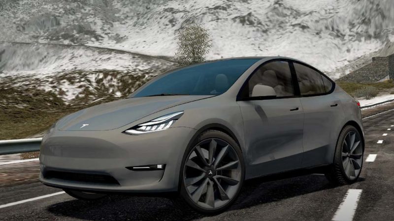 Tesla Model Y для City Car Driving
