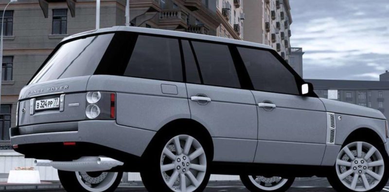 Range Rover Vogue Supercharged 2008 City Car Driving