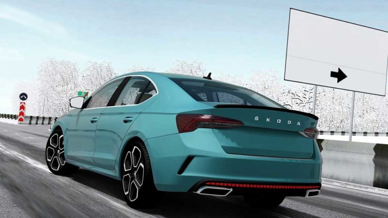 Skoda Octavia City Car Driving