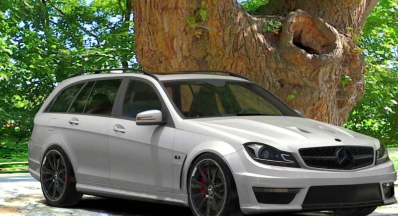 Mercedes-Benz C63 AMG W204 Estate для Assetto Corsa