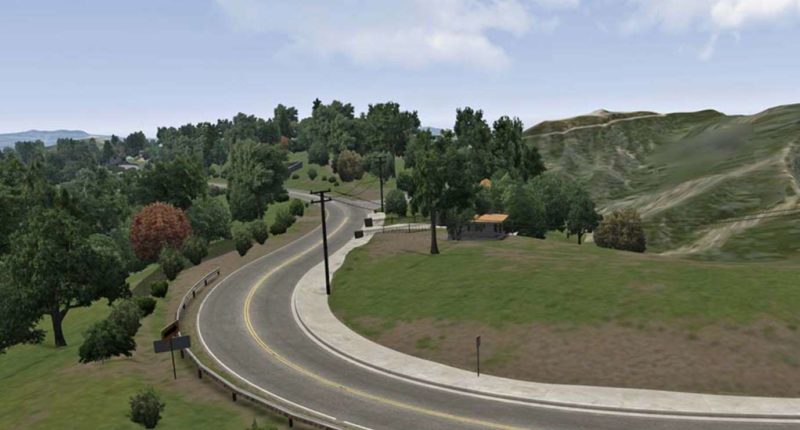 Карта Mulholland Drive