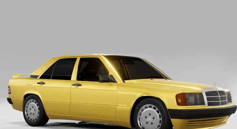 Mercedes-Benz W201 на BeamNG.drive