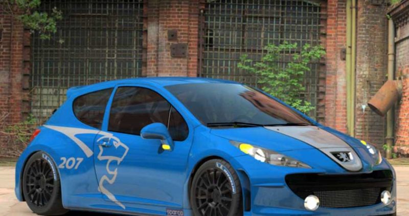 Peugeot 207 Rcup для Ассето Корса