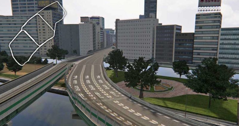Карта Osaka Loop для Ассетто Корса