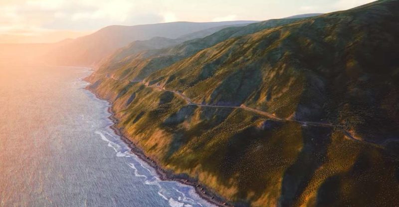 Карта Pacific Coast для Ассетто Корса