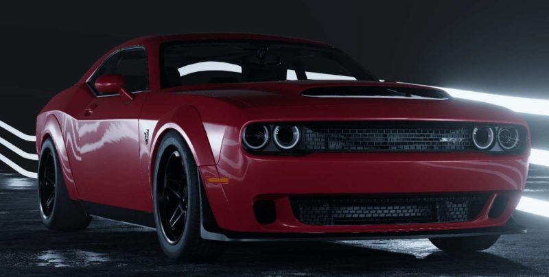 Dodge Challenger на BeamNG.drive