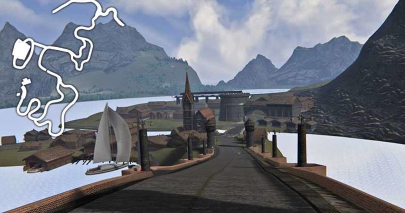 Карта Castle Road для Assetto Corsa
