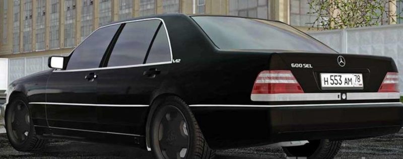 Mercedes-Benz s-class 600SEL W140 для City Car Driving