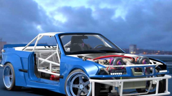 BMW e36 Cab' Missile IDS для Assetto Corsa
