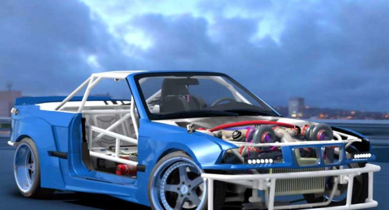 BMW e36 Cab’ Missile IDS для Assetto Corsa